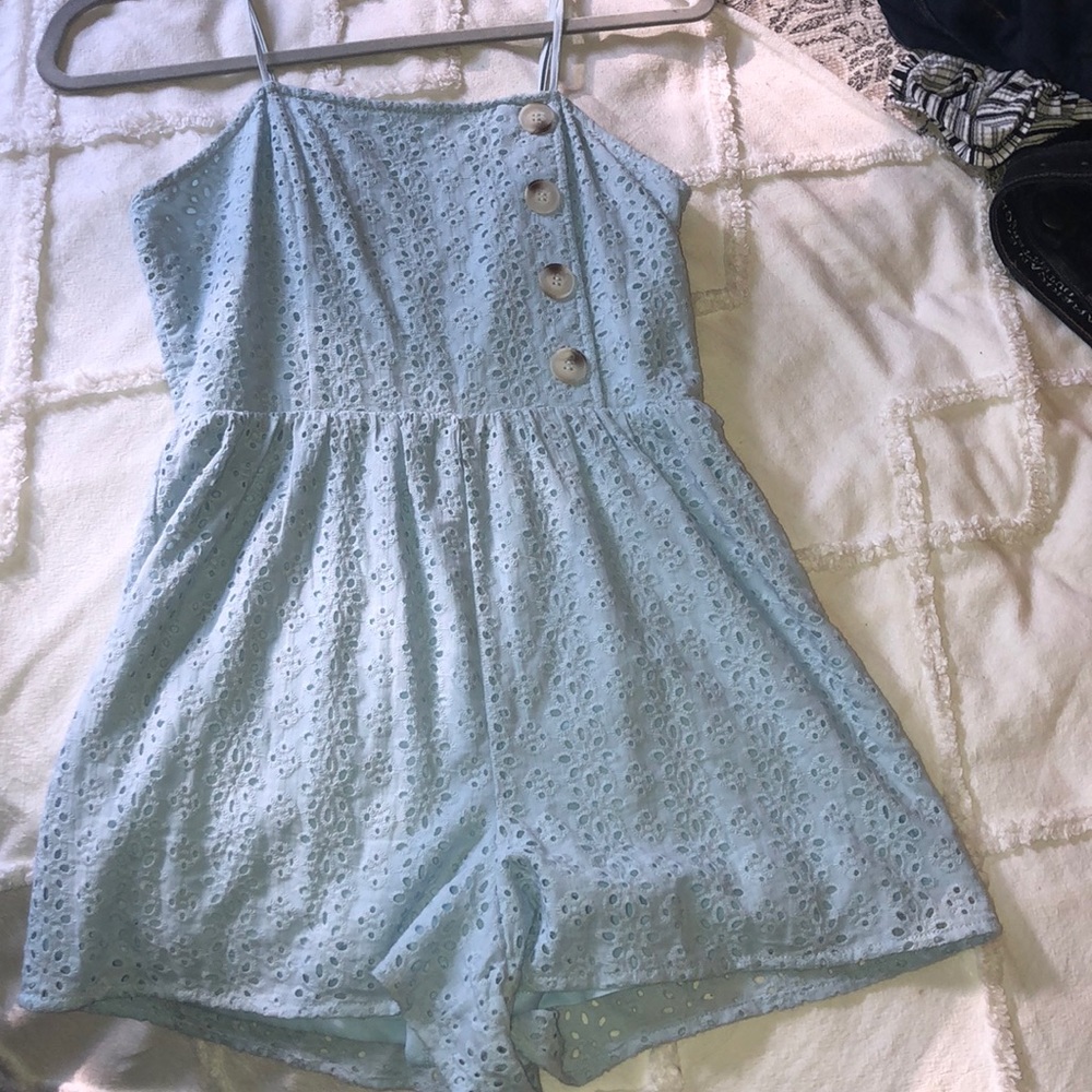 Light blue romper